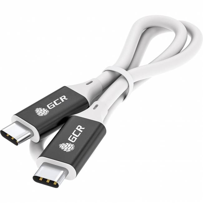 GCR Кабель USB 3.1 Type C-С 1.0m белый, 100W/20V/5A, M/M, TPE, AL сase черный, белый ПВХ, экран, армированный, GCR-50866 Кабель Greenconnect 1 м (GCR-50866) — для бизнеса и офиса GCR Кабель USB 3.1 Type C-С 1.0m белый, 100W/20V/5A, M/M, TPE, AL сase черный, белый ПВХ, экран, армированный, GCR-50866 Кабель Greenconnect 1 м (GCR-50866) — для бизнеса и офиса