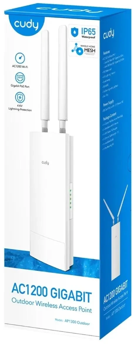 Точка доступа Cudy AP1300 Outdoor — для бизнеса и офиса