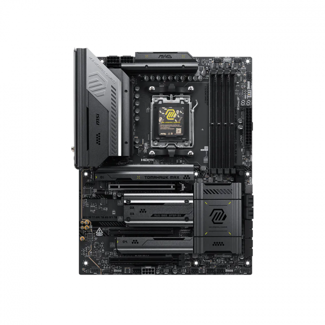 Материнская плата MSI MAG X870E TOMAHAWK MAX WIFI — для бизнеса и офиса Материнская плата MSI MAG X870E TOMAHAWK MAX WIFI — для бизнеса и офиса