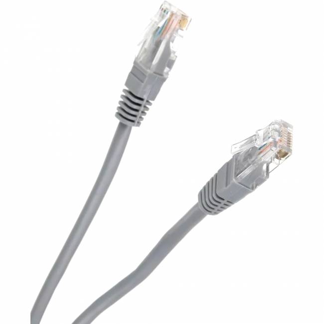 Патчкорд литой "Telecom" UTP кат.5е 1,5м серый VCOM NA102--1.5M — для бизнеса и офиса Патчкорд литой "Telecom" UTP кат.5е 1,5м серый VCOM NA102--1.5M — для бизнеса и офиса