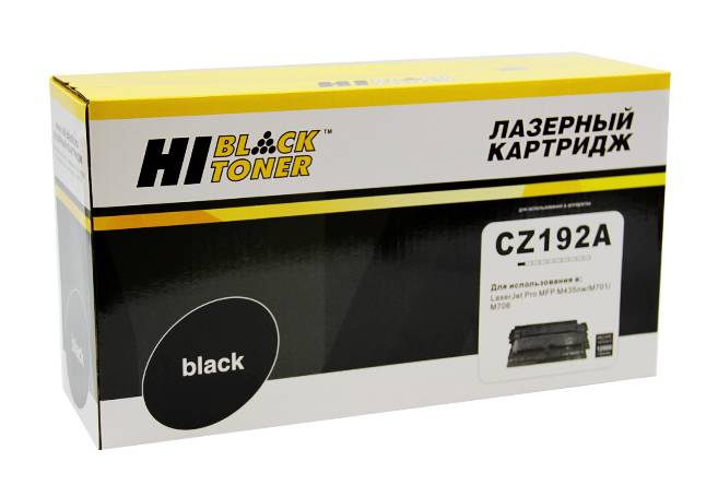 Картридж Hi-Black (HB-CZ192A) для HP LJ Pro M435nw/M701/706, 12K — для бизнеса и офиса Картридж Hi-Black (HB-CZ192A) для HP LJ Pro M435nw/M701/706, 12K — для бизнеса и офиса