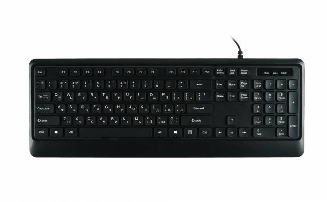 Клавиатура проводная K100 Foxline K100 — для бизнеса и офиса Клавиатура проводная K100 Foxline K100 — для бизнеса и офиса