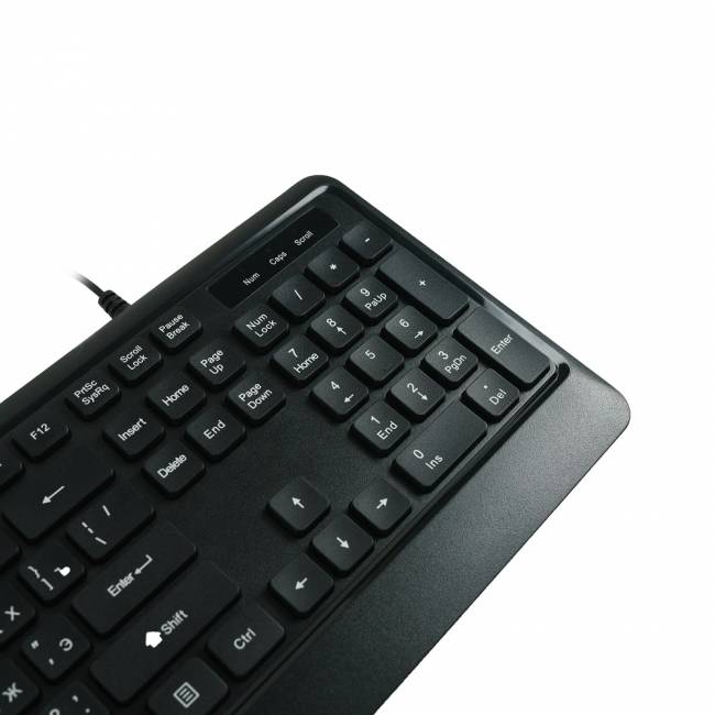 Клавиатура проводная K100 Foxline K100 — для бизнеса и офиса Клавиатура проводная K100 Foxline K100 — для бизнеса и офиса