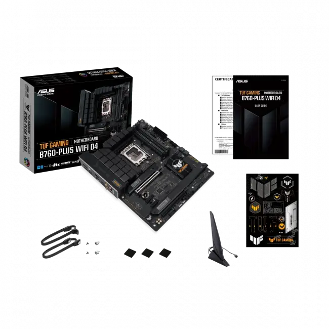 Материнская плата ASUS TUF GAMING B760-PLUS WIFI D4 — для бизнеса и офиса Материнская плата ASUS TUF GAMING B760-PLUS WIFI D4 — для бизнеса и офиса
