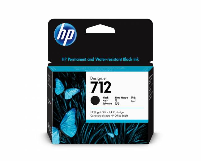 Картридж 712 для HP DJ T230/630, 80мл (O) чёрный 3ED71A — для бизнеса и офиса Картридж 712 для HP DJ T230/630, 80мл (O) чёрный 3ED71A — для бизнеса и офиса