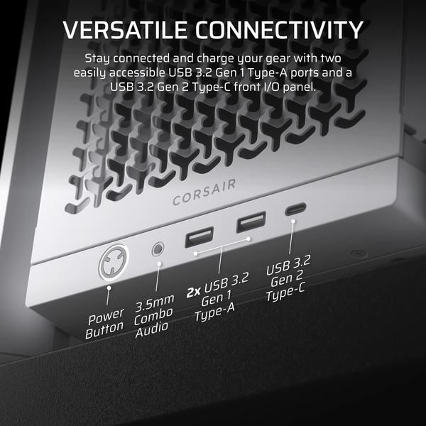 Корпус без блока питания Corsair CC-9011291-WW — для бизнеса и офиса Корпус без блока питания Corsair CC-9011291-WW — для бизнеса и офиса