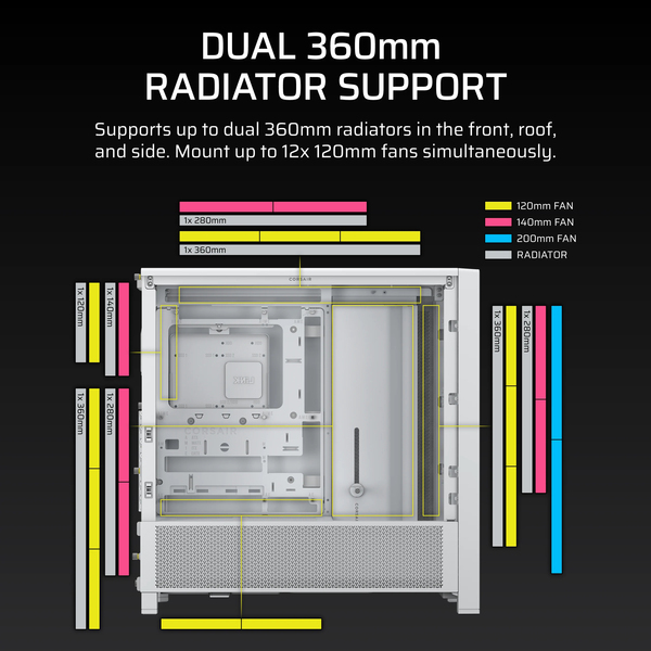 Корпус без блока питания Corsair CC-9011291-WW — для бизнеса и офиса Корпус без блока питания Corsair CC-9011291-WW — для бизнеса и офиса