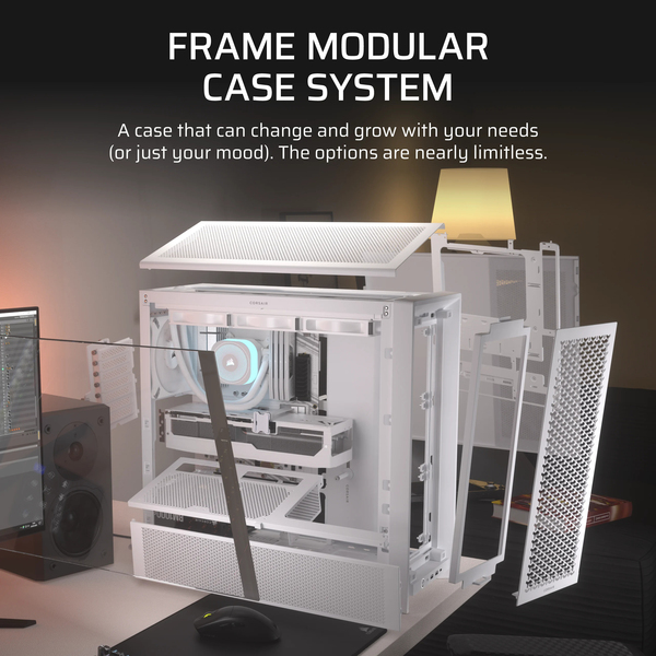 Корпус без блока питания Corsair CC-9011291-WW — для бизнеса и офиса Корпус без блока питания Corsair CC-9011291-WW — для бизнеса и офиса