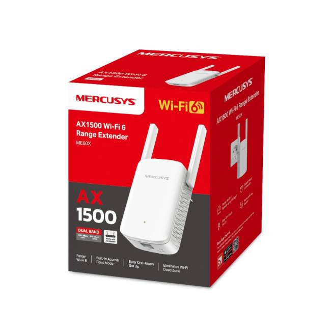 Усилитель Wi-Fi Mercusys Technologies CO ME60X — для бизнеса и офиса Усилитель Wi-Fi Mercusys Technologies CO ME60X — для бизнеса и офиса