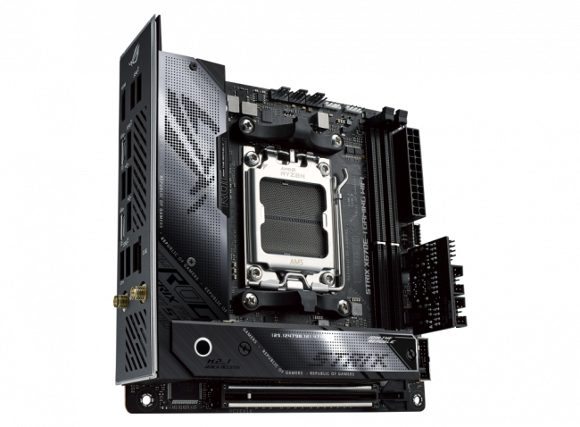 Материнская плата ASUS ROG STRIX X670E-I GAMING WIFI — для бизнеса и офиса Материнская плата ASUS ROG STRIX X670E-I GAMING WIFI — для бизнеса и офиса