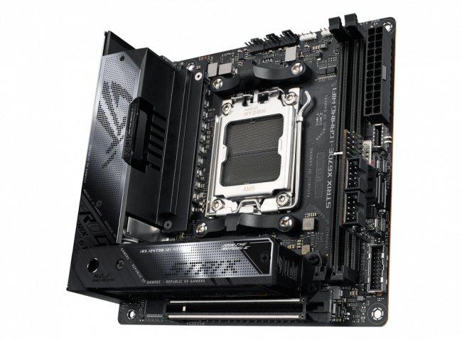 Материнская плата ASUS ROG STRIX X670E-I GAMING WIFI — для бизнеса и офиса Материнская плата ASUS ROG STRIX X670E-I GAMING WIFI — для бизнеса и офиса