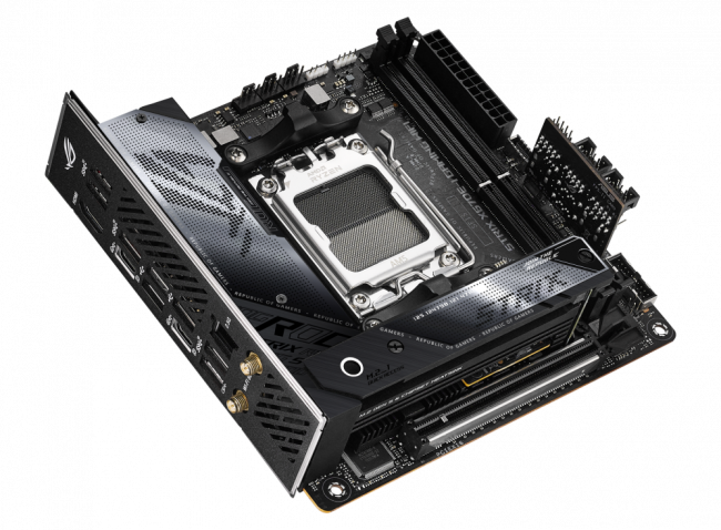 Материнская плата ASUS ROG STRIX X670E-I GAMING WIFI — для бизнеса и офиса Материнская плата ASUS ROG STRIX X670E-I GAMING WIFI — для бизнеса и офиса