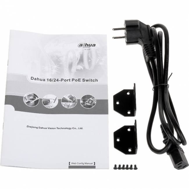 2xCombo 1000 Base-T/SFP 24x 10/100 Base-T(Hi-PoE/PoE+/PoE)IEEE802.3af/IEEE802.3at/Hi-PoE Мощность PoE 240Вт Размеры 440мм×300мм×44мм Dahua DH-PFS4226-24ET-240 — для бизнеса и офиса 2xCombo 1000 Base-T/SFP 24x 10/100 Base-T(Hi-PoE/PoE+/PoE)IEEE802.3af/IEEE802.3at/Hi-PoE Мощность PoE 240Вт Размеры 440мм×300мм×44мм Dahua DH-PFS4226-24ET-240 — для бизнеса и офиса