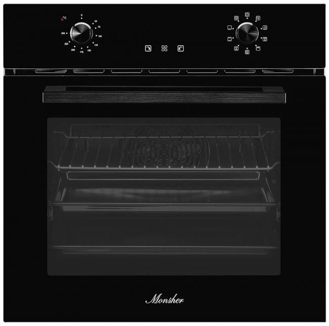 Встраиваемый электрический духовой шкаф MONSHER MONSHER MOE 6092 Noir — для бизнеса и офиса Встраиваемый электрический духовой шкаф MONSHER MONSHER MOE 6092 Noir — для бизнеса и офиса