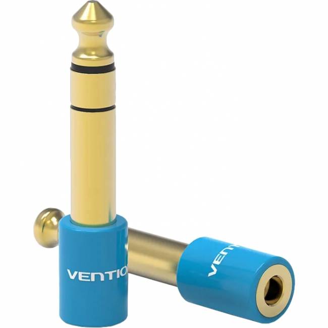 Переходник Vention Jack 3.5 mm F/6,5 mm M Переходник Vention mini Jack 3.5 mm F/Jack 6.5 mm M (VAB-S01-L) — для бизнеса и офиса Переходник Vention Jack 3.5 mm F/6,5 mm M Переходник Vention mini Jack 3.5 mm F/Jack 6.5 mm M (VAB-S01-L) — для бизнеса и офиса