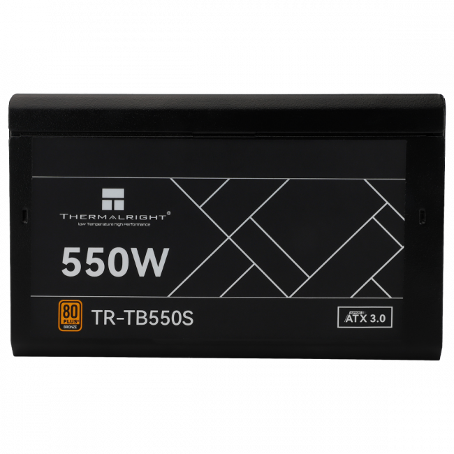 Блок питания 550W Thermalright TR-TB550S 550W 80+ Bronze — для бизнеса и офиса Блок питания 550W Thermalright TR-TB550S 550W 80+ Bronze — для бизнеса и офиса