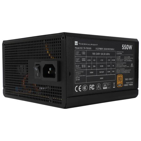 Блок питания 550W Thermalright TR-TB550S 550W 80+ Bronze — для бизнеса и офиса Блок питания 550W Thermalright TR-TB550S 550W 80+ Bronze — для бизнеса и офиса