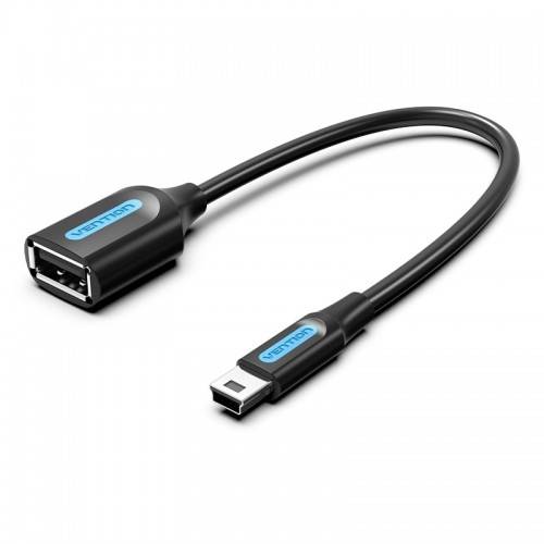 Адаптер переходник Vention OTG USB 2.0 AF/mini B 5pin - 0.15м Vention OTG USB 2.0 AF / mini B 5pin (CCTBB) — для бизнеса и офиса Адаптер переходник Vention OTG USB 2.0 AF/mini B 5pin - 0.15м Vention OTG USB 2.0 AF / mini B 5pin (CCTBB) — для бизнеса и офиса