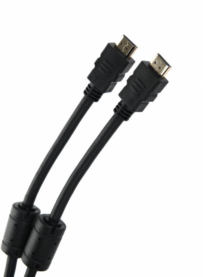 Кабель HDMI 19M/M+2 фильтра 1.4V+3D/Ethernet AOpen/Qust <ACG511D-15M> 15m AOpen HDMI (m) - HDMI (m) 15м — для бизнеса и офиса