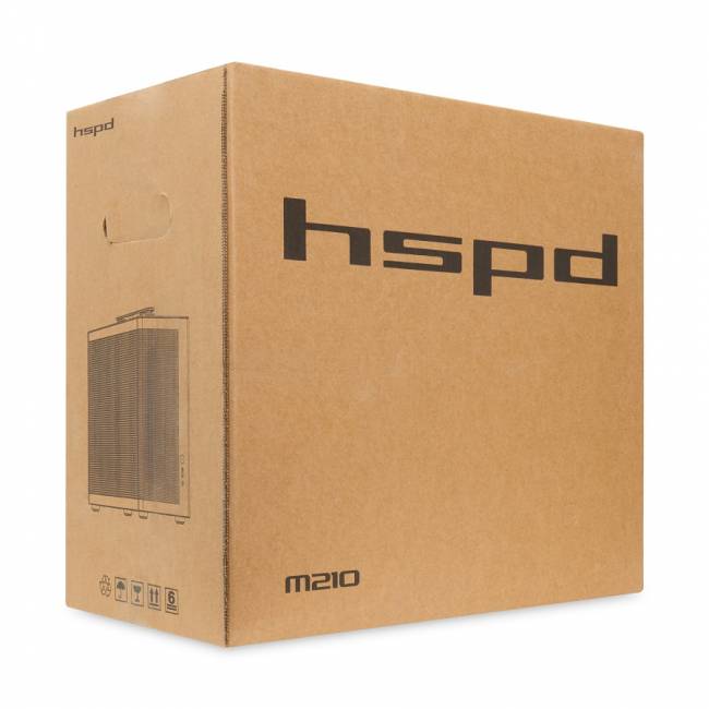 Корпус без блока питания HSPD M210-MBK — для бизнеса и офиса Корпус без блока питания HSPD M210-MBK — для бизнеса и офиса