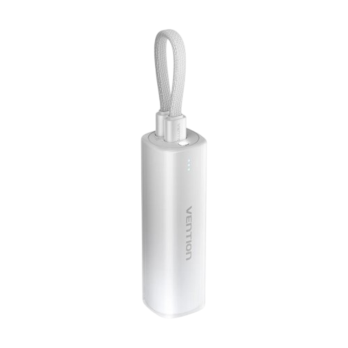 Power Bank Vention 5000mAh(USB-C + Lightning) 20W Серо-белый, шт. Vention FHWM0 — для бизнеса и офиса Power Bank Vention 5000mAh(USB-C + Lightning) 20W Серо-белый, шт. Vention FHWM0 — для бизнеса и офиса