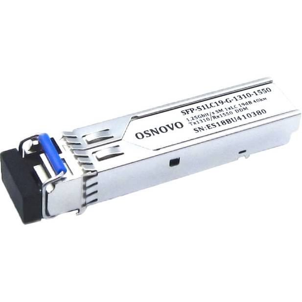 Трансивер OSNOVO SFP-S1LC19-G-1310-1550 — для бизнеса и офиса