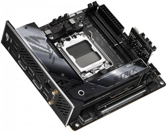 Материнская плата ASUS ROG STRIX X670E-I GAMING WIFI — для бизнеса и офиса Материнская плата ASUS ROG STRIX X670E-I GAMING WIFI — для бизнеса и офиса