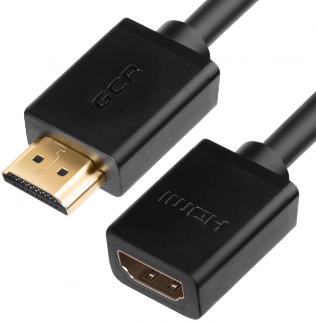 Greenconnect Удлинитель 1.0m v2.0 HDMI-HDMI черный, OD7.3mm, 28/28 AWG, позолоченные контакты, Ethernet 18.0 Гбит/с, 19M / 19F, GCR-HMFR6-BB3S-1m, тройной экран Greenconnect HDMI (f) - HDMI (m) 1м — для бизнеса и офиса Greenconnect Удлинитель 1.0m v2.0 HDMI-HDMI черный, OD7.3mm, 28/28 AWG, позолоченные контакты, Ethernet 18.0 Гбит/с, 19M / 19F, GCR-HMFR6-BB3S-1m, тройной экран Greenconnect HDMI (f) - HDMI (m) 1м — для бизнеса и офиса