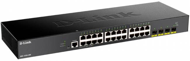 Коммутатор D-Link DGS-1250-28X/A1A — для бизнеса и офиса
