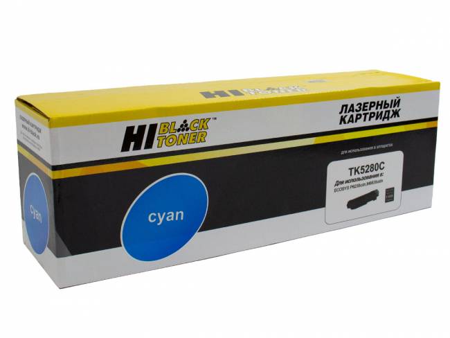 Тонер-картридж Hi-Black (HB-TK-5280C) для Kyocera ECOSYS P6235/M6235/M6635, C, 11K — для бизнеса и офиса Тонер-картридж Hi-Black (HB-TK-5280C) для Kyocera ECOSYS P6235/M6235/M6635, C, 11K — для бизнеса и офиса