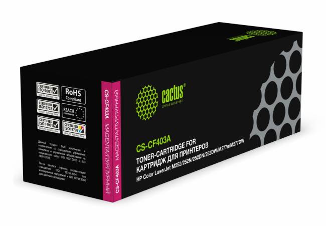 - Cactus CS-CF403A — для бизнеса и офиса - Cactus CS-CF403A — для бизнеса и офиса