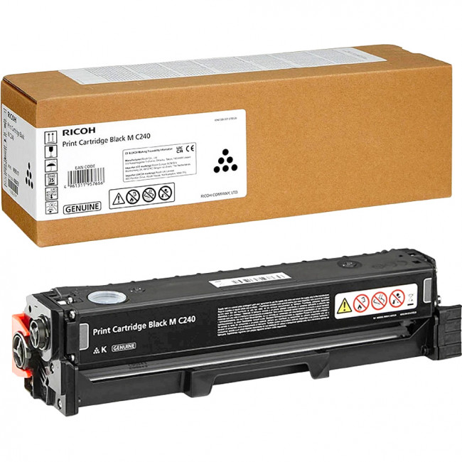 Принт-картридж черный, тип M C240 (4,5K) Ricoh 434073 — для бизнеса и офиса Принт-картридж черный, тип M C240 (4,5K) Ricoh 434073 — для бизнеса и офиса