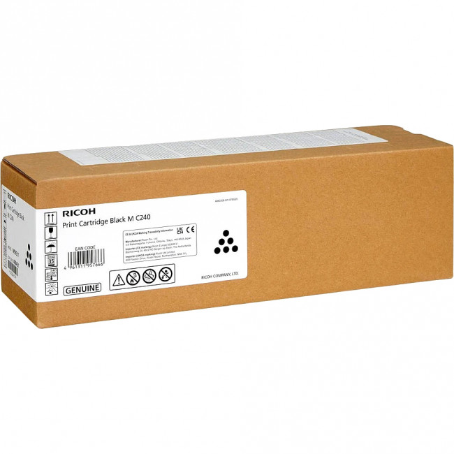 Принт-картридж черный, тип M C240 (4,5K) Ricoh 434073 — для бизнеса и офиса Принт-картридж черный, тип M C240 (4,5K) Ricoh 434073 — для бизнеса и офиса