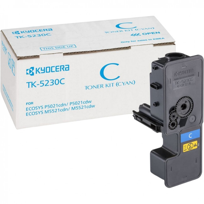 тонер-картридж Kyocera TK-5230C Kyocera 1T02R9CNL0 — для бизнеса и офиса