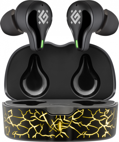 Defender Беспроводная гарнитура CyberDots 250 черный, игровые TWS, Bluetooth Defender 63250 — для бизнеса и офиса Defender Беспроводная гарнитура CyberDots 250 черный, игровые TWS, Bluetooth Defender 63250 — для бизнеса и офиса
