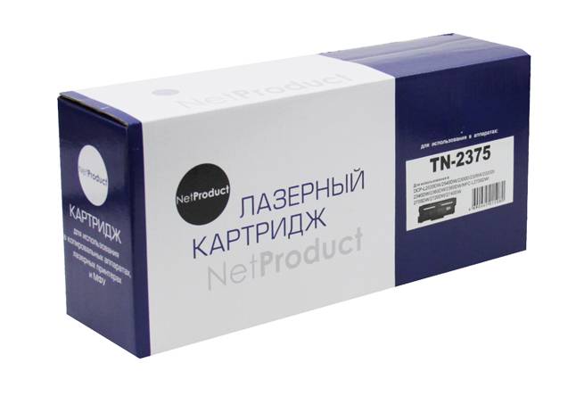 Тонер-картридж NetProduct (N-TN-2375/TN-2335) для Brother HL-L2300/2305/2320/2340, 2,6K — для бизнеса и офиса Тонер-картридж NetProduct (N-TN-2375/TN-2335) для Brother HL-L2300/2305/2320/2340, 2,6K — для бизнеса и офиса