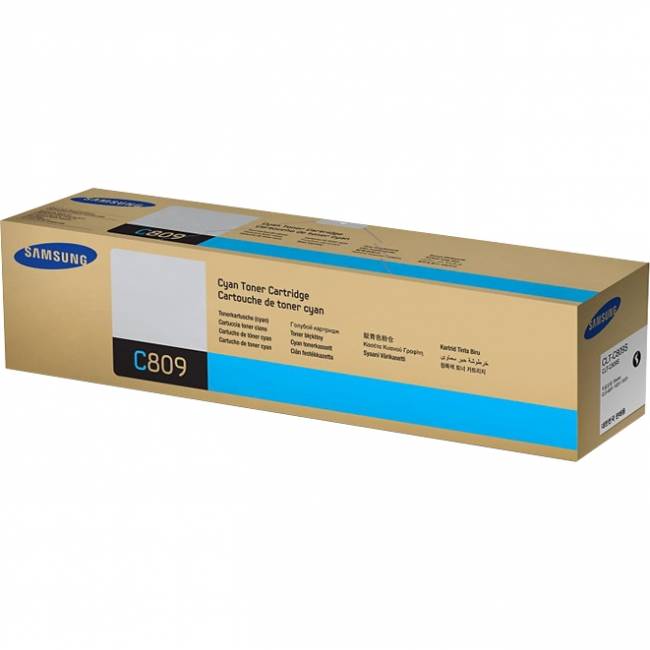 Тонер-картридж Samsung CLT-C809S Cyan Toner Cartridge (SS568A) — для бизнеса и офиса Тонер-картридж Samsung CLT-C809S Cyan Toner Cartridge (SS568A) — для бизнеса и офиса