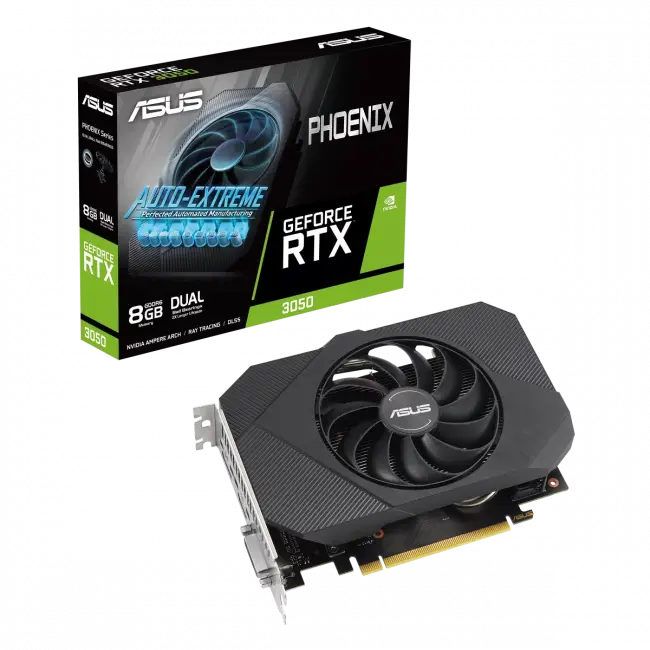 Видеокарта ASUS PH-RTX3050-8G-V2 — для бизнеса и офиса