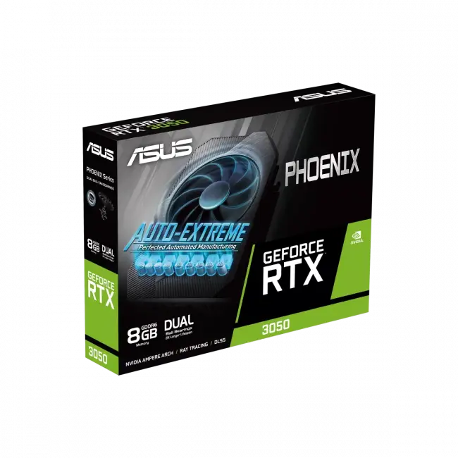 Видеокарта ASUS PH-RTX3050-8G-V2 — для бизнеса и офиса