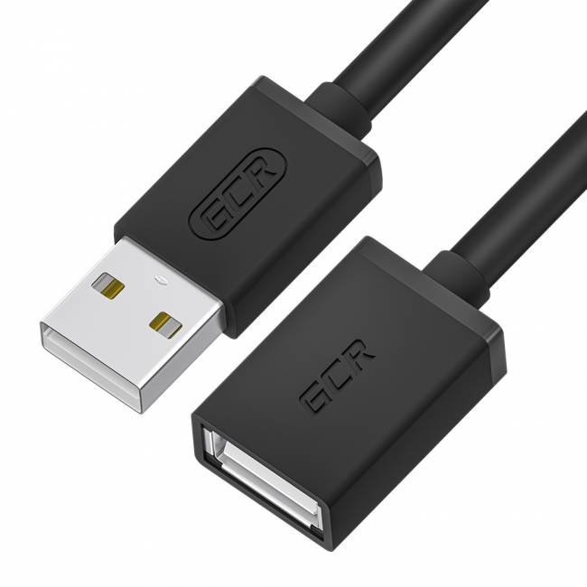 GCR Удлинитель 0.75m USB 2.0 AM/AF, черный, GCR-55068 Greenconnect GCR-55068 — для бизнеса и офиса GCR Удлинитель 0.75m USB 2.0 AM/AF, черный, GCR-55068 Greenconnect GCR-55068 — для бизнеса и офиса