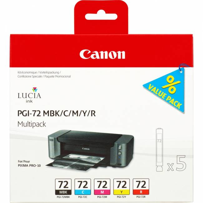 Набор Canon PGI-72 (6402B009) — для бизнеса и офиса Набор Canon PGI-72 (6402B009) — для бизнеса и офиса