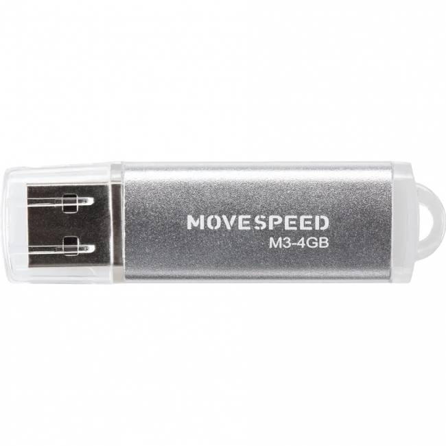 USB2.0 4GB Move Speed M3 серебро Move Speed 4GB M3 (M3-4G) — для бизнеса и офиса USB2.0 4GB Move Speed M3 серебро Move Speed 4GB M3 (M3-4G) — для бизнеса и офиса