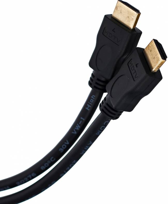 Кабель цифровой HDMI19M to HDMI19M, V1.4+3D, 1.8m TV-COM <CG150S-1.8M> TV-COM HDMI (m) - HDMI (m) 1.8м — для бизнеса и офиса