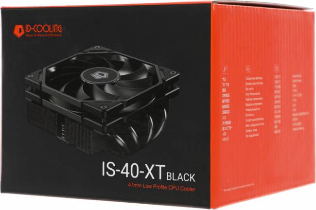 Устройство охлаждения(кулер) ID-COOLING IS-40-XT BLACK — для бизнеса и офиса Устройство охлаждения(кулер) ID-COOLING IS-40-XT BLACK — для бизнеса и офиса