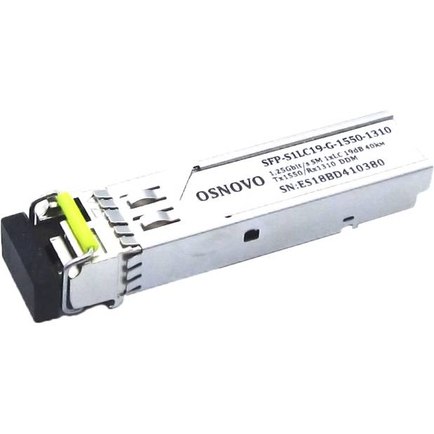 Трансивер OSNOVO SFP-S1LC19-G-1550-1310 — для бизнеса и офиса Трансивер OSNOVO SFP-S1LC19-G-1550-1310 — для бизнеса и офиса
