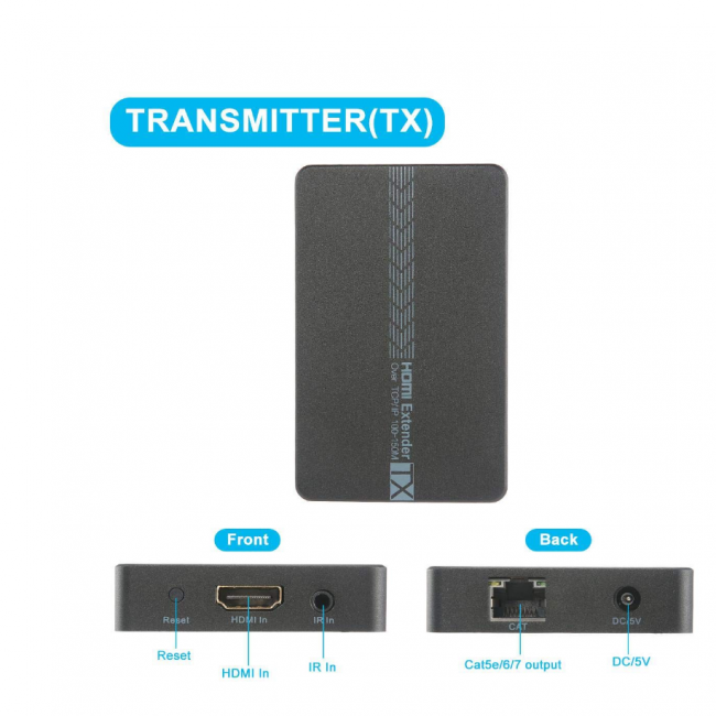 Greenconnect Удлинитель HDMI Full HD +3D+ звук до 150m (передатчик+приемник) + IR, GL-v100ER Greenconnect HDMI (f),RJ45 - RJ45,HDMI (f) 150м — для бизнеса и офиса Greenconnect Удлинитель HDMI Full HD +3D+ звук до 150m (передатчик+приемник) + IR, GL-v100ER Greenconnect HDMI (f),RJ45 - RJ45,HDMI (f) 150м — для бизнеса и офиса