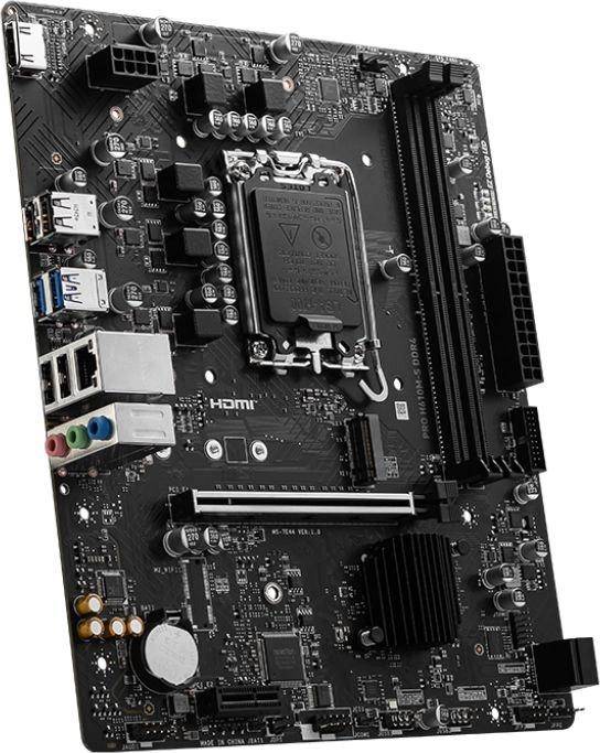 Материнская плата MSI PRO H610M-S DDR4 — для бизнеса и офиса Материнская плата MSI PRO H610M-S DDR4 — для бизнеса и офиса
