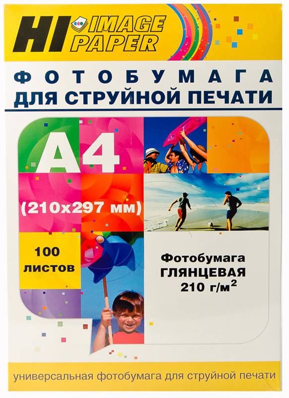Фотобумага Hi-Image Paper глянцевая односторонняя, A4, 210 г/м2, 100 л. — для бизнеса и офиса Фотобумага Hi-Image Paper глянцевая односторонняя, A4, 210 г/м2, 100 л. — для бизнеса и офиса