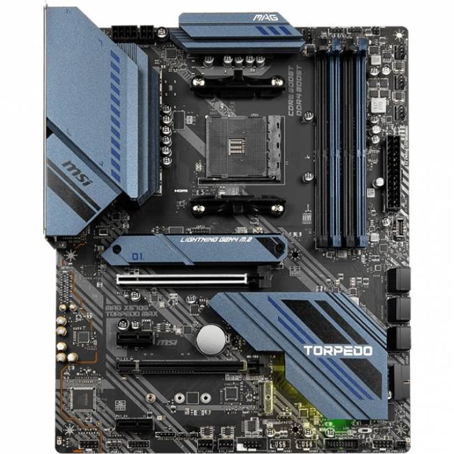 Материнская плата MSI MAG X570S TORPEDO MAX — для бизнеса и офиса Материнская плата MSI MAG X570S TORPEDO MAX — для бизнеса и офиса