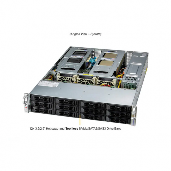 Серверная платформа SuperMicro SYS-620C-TN12R (bundle3) — для бизнеса и офиса
